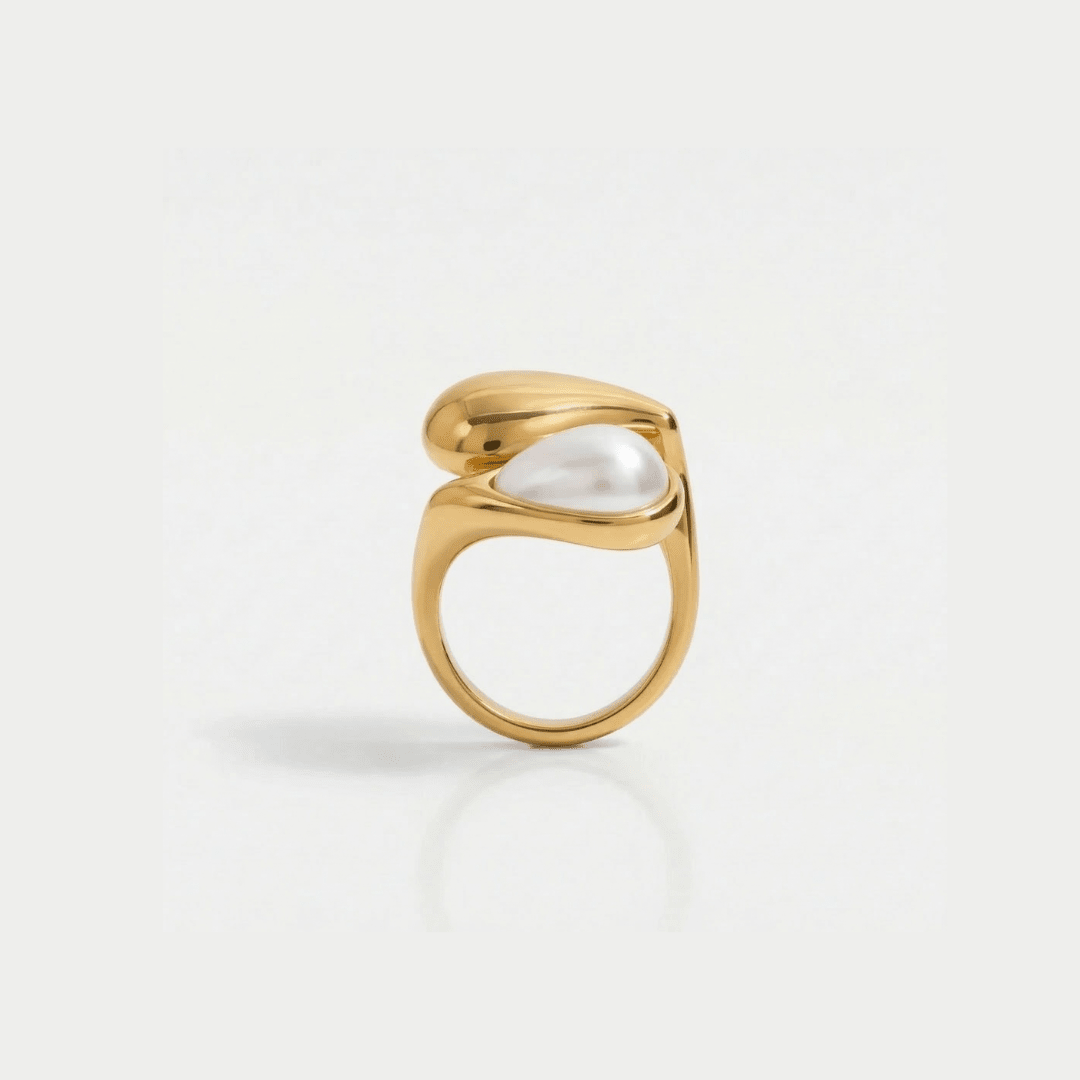 Anello Drop e Perla