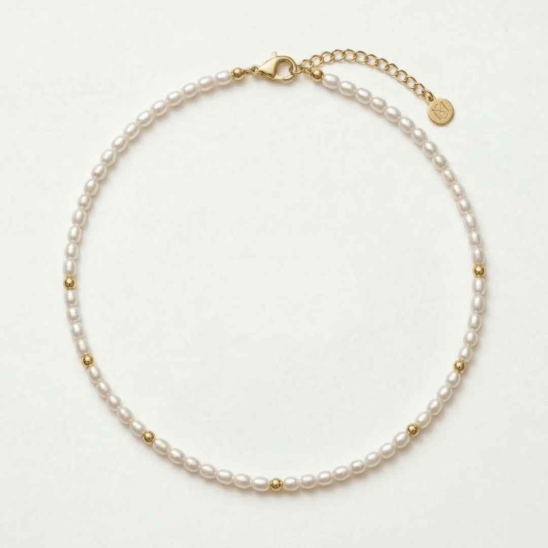 Choker con Perle