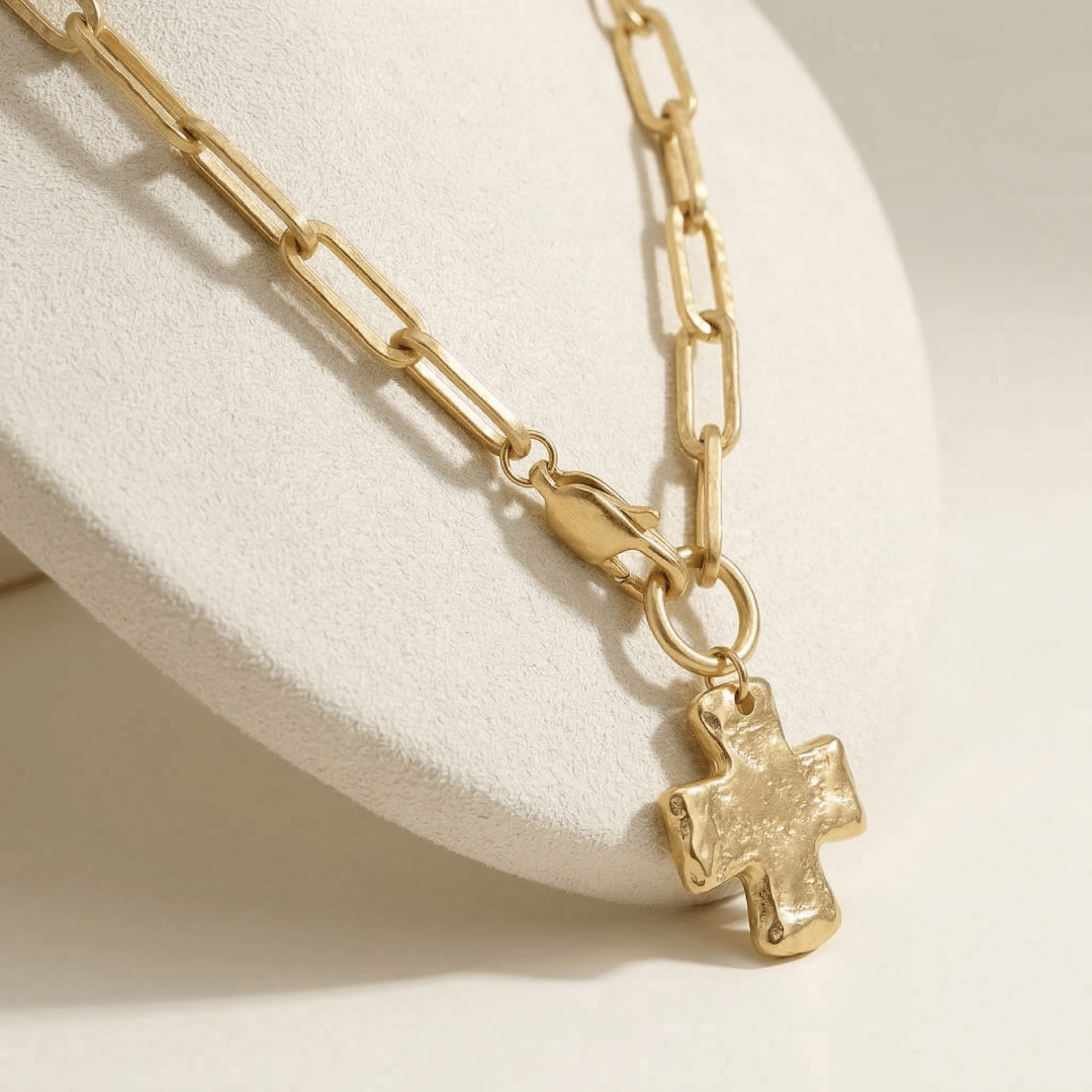 Collana Croce Chunky