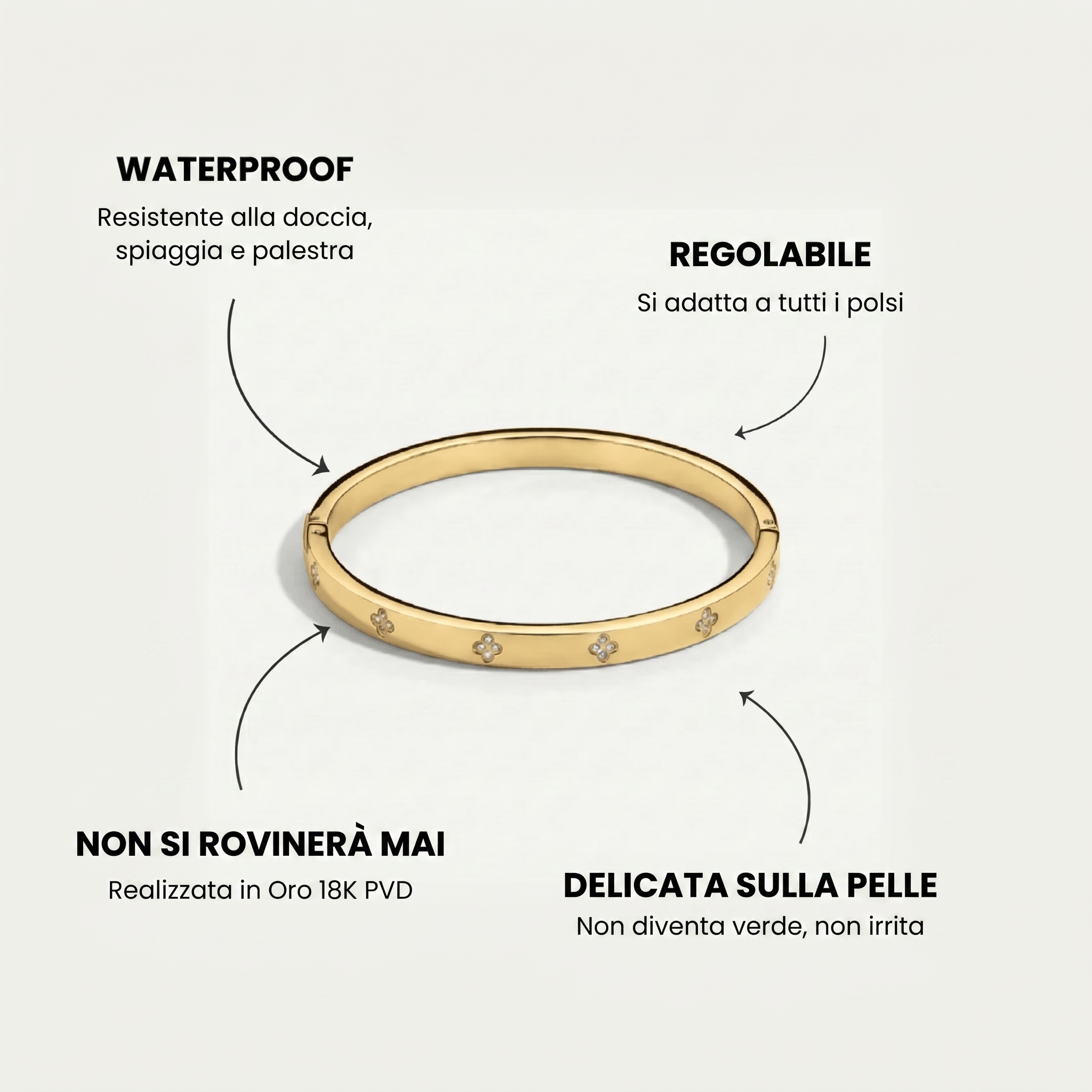 Bracciale Trifoglio