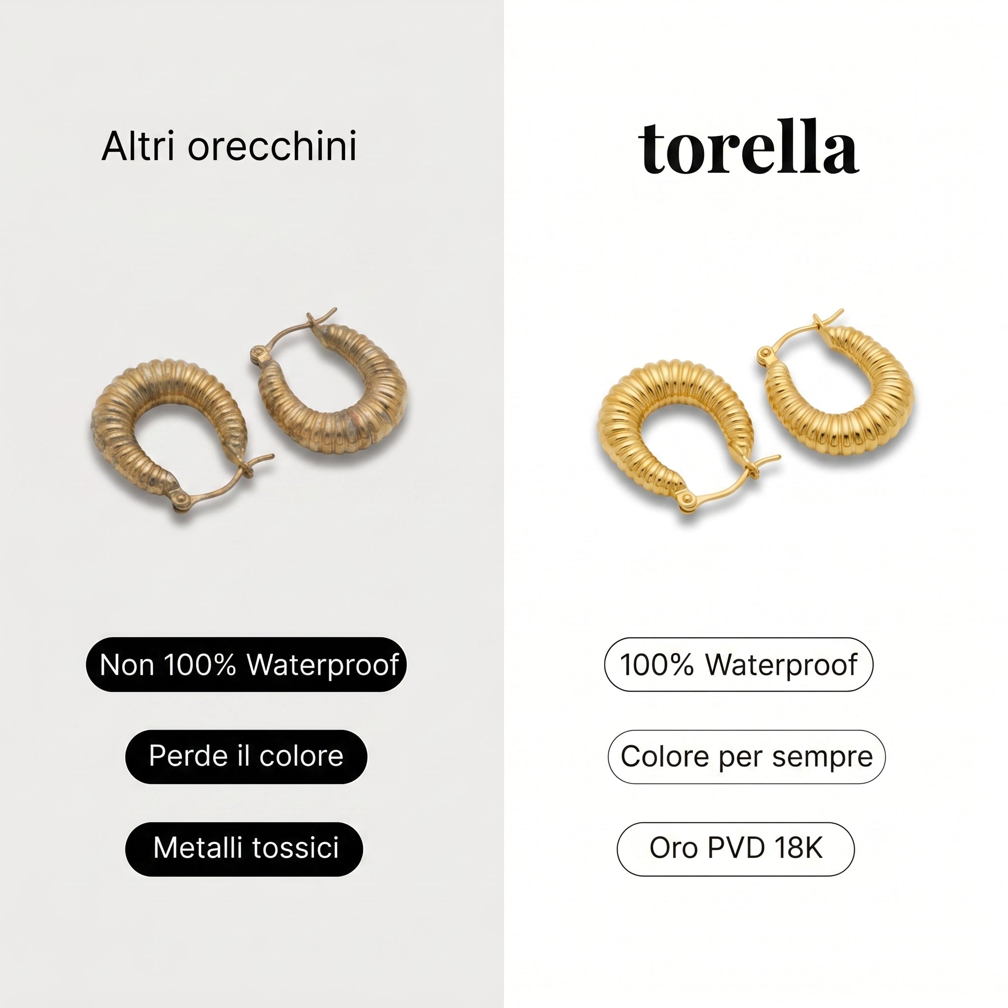 Orecchini a Molla