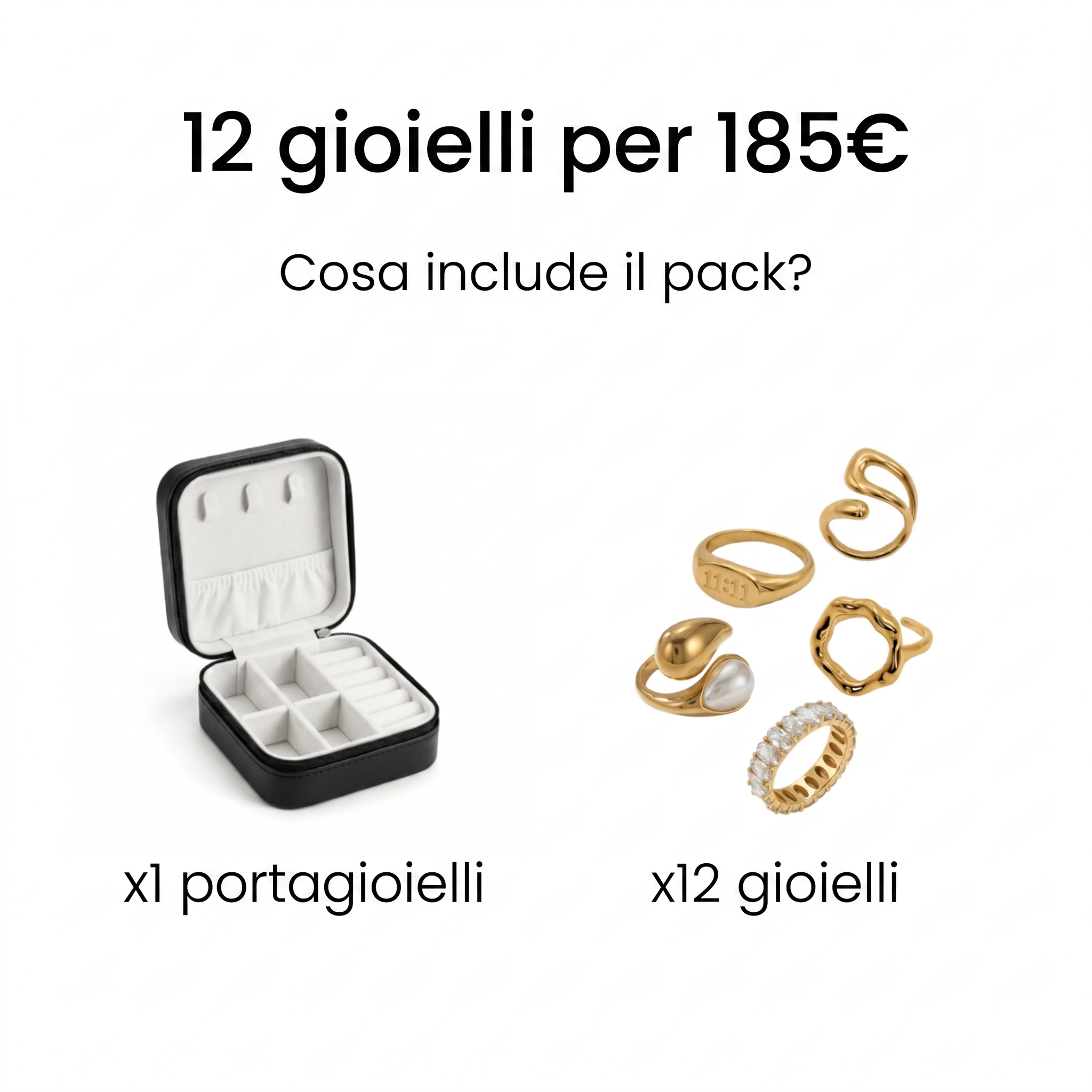 Pack da 12 Gioielli