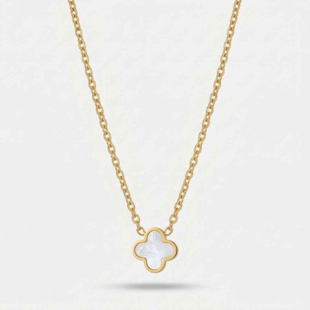 Collana Trifoglio Bianco