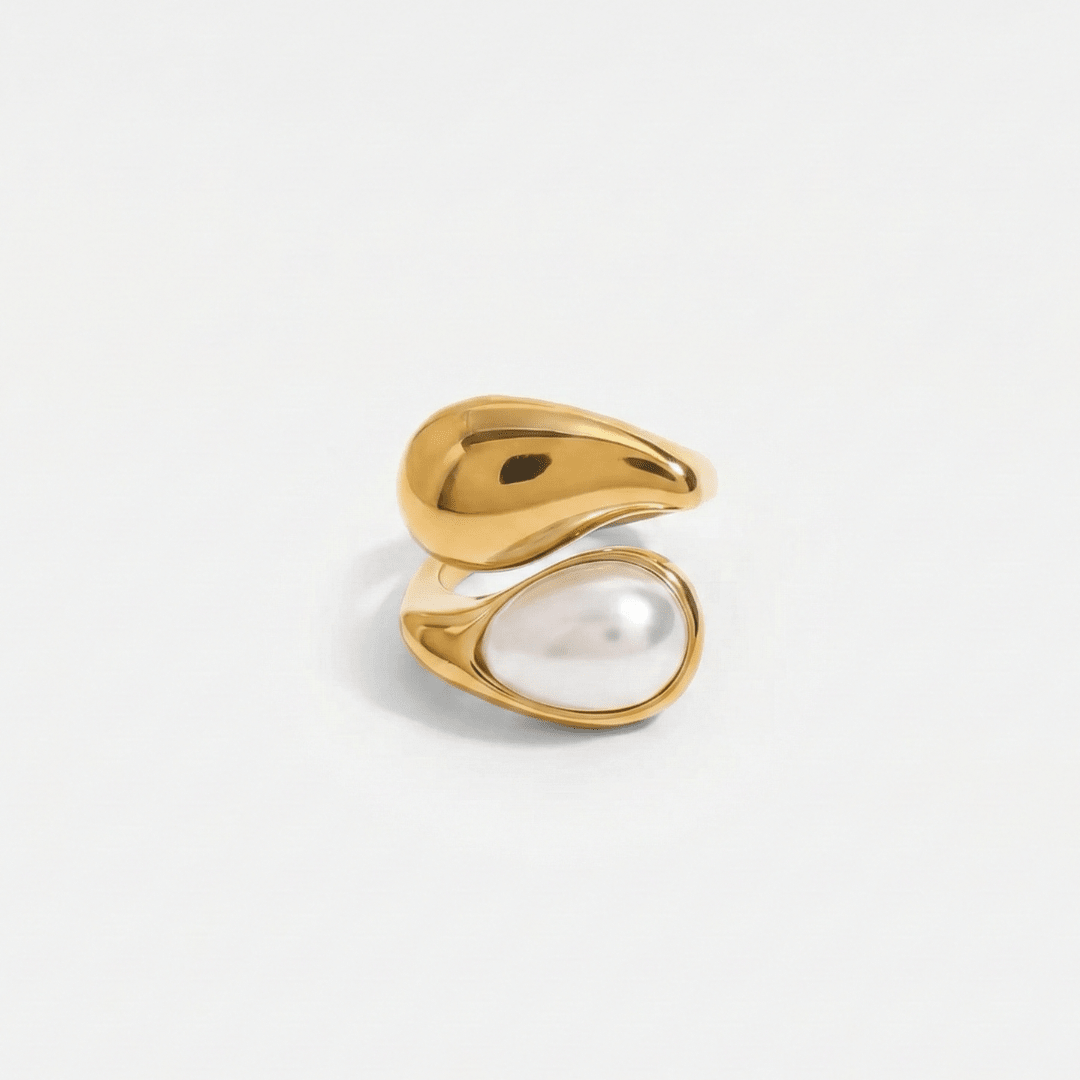 Anello Drop e Perla