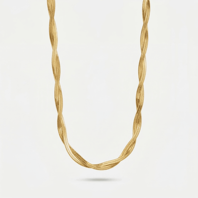 Collana con Catena Attorcigliata