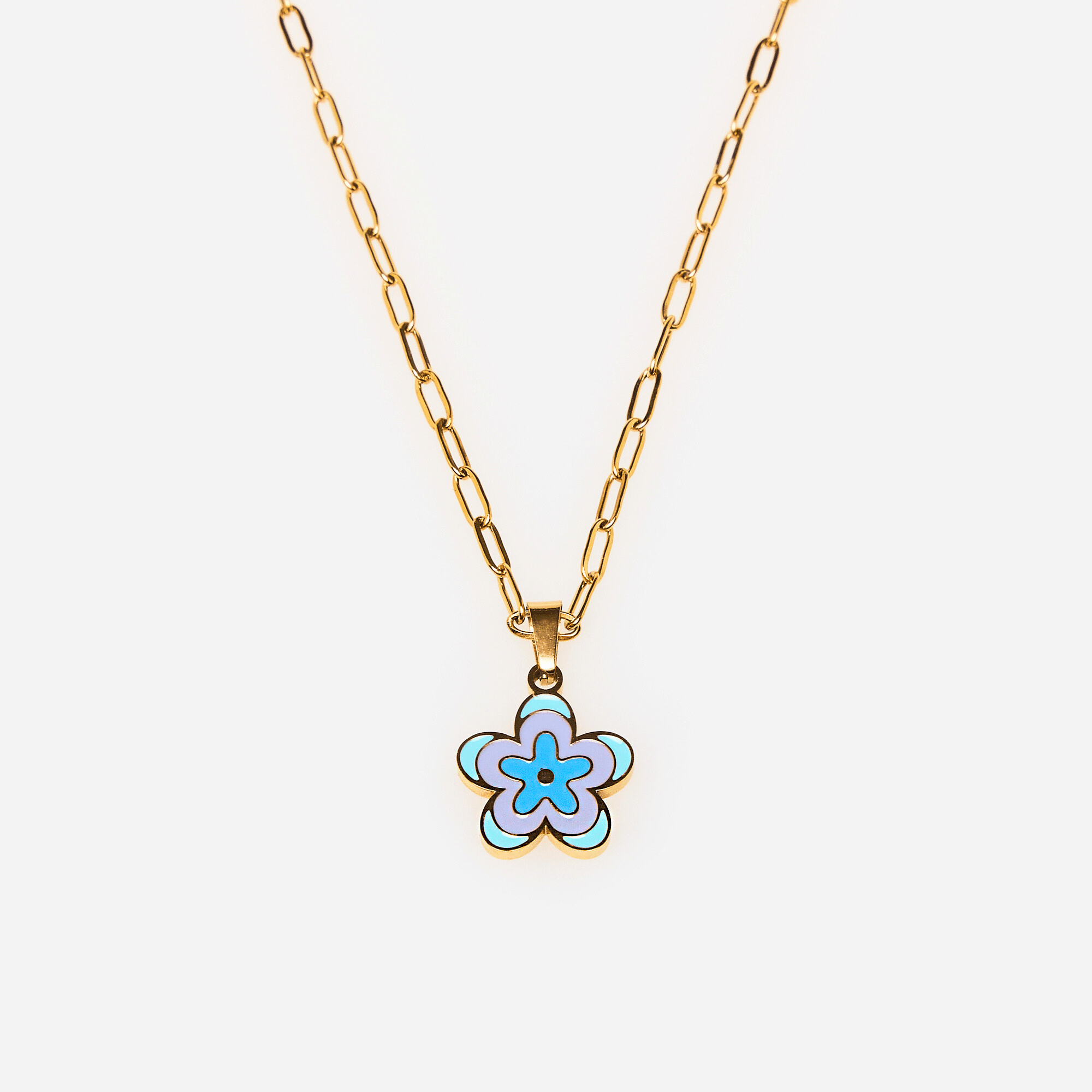Collana Fiore Blu
