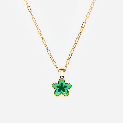 Collana Fiore Verde