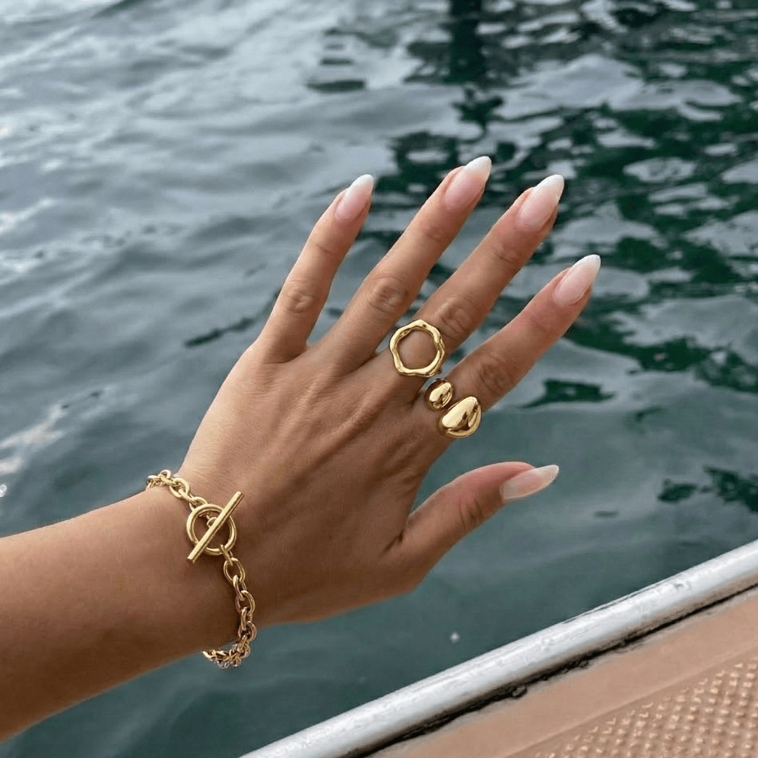 Bracciale Cubana Chiusura T