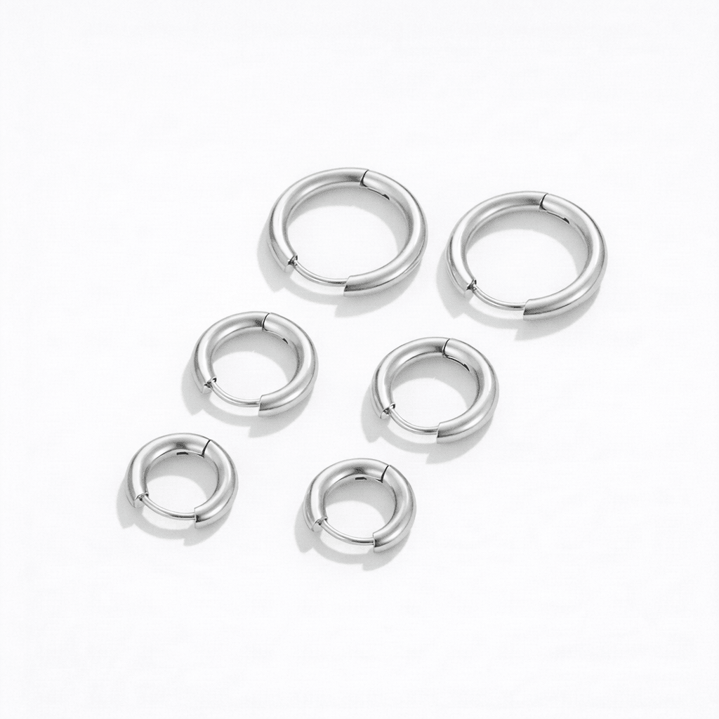 Set Orecchini Triplo