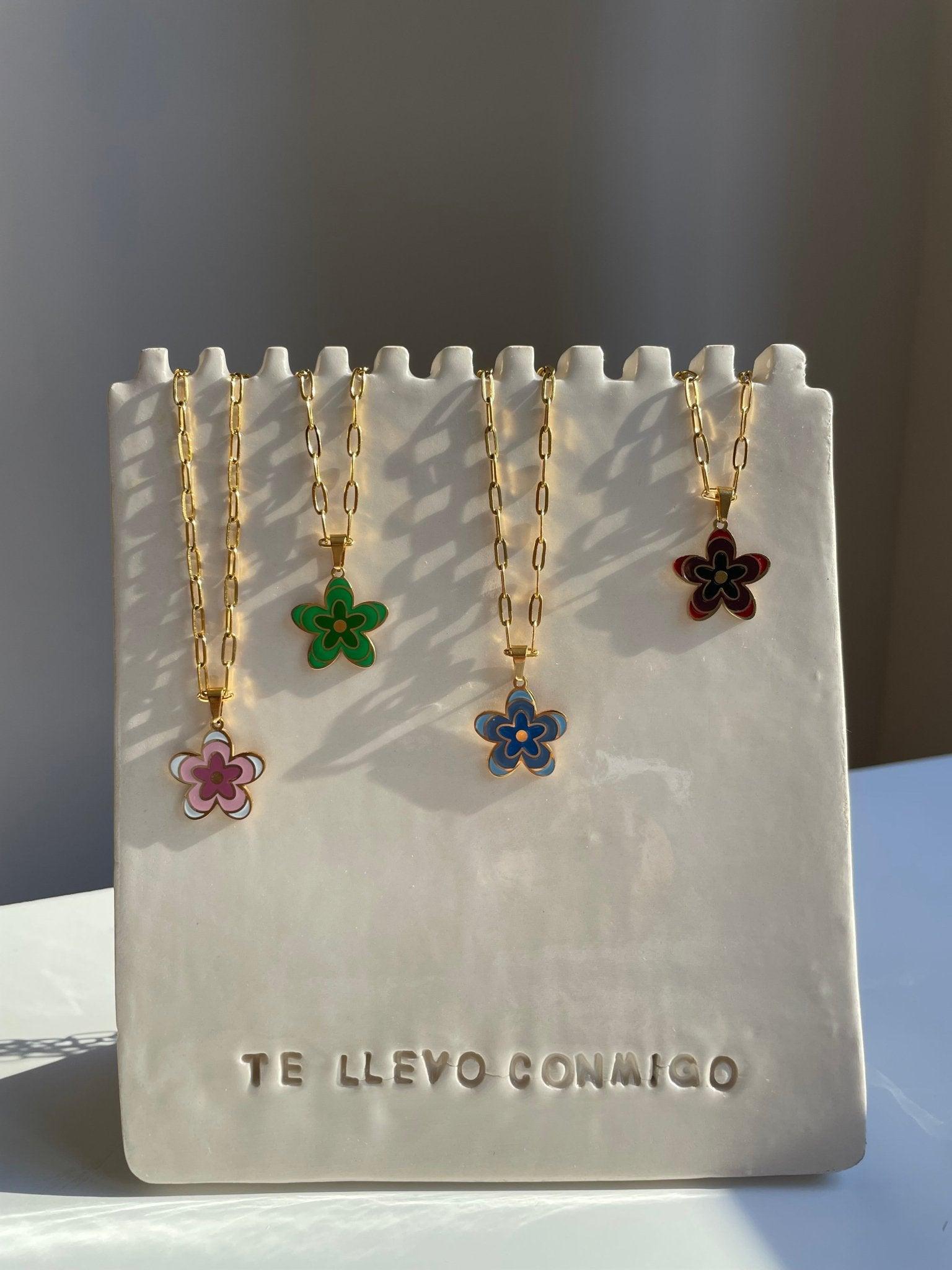 Collana Trifoglio Bianco