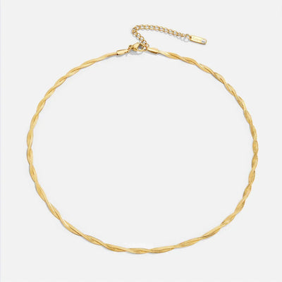 Collana con Catena Attorcigliata