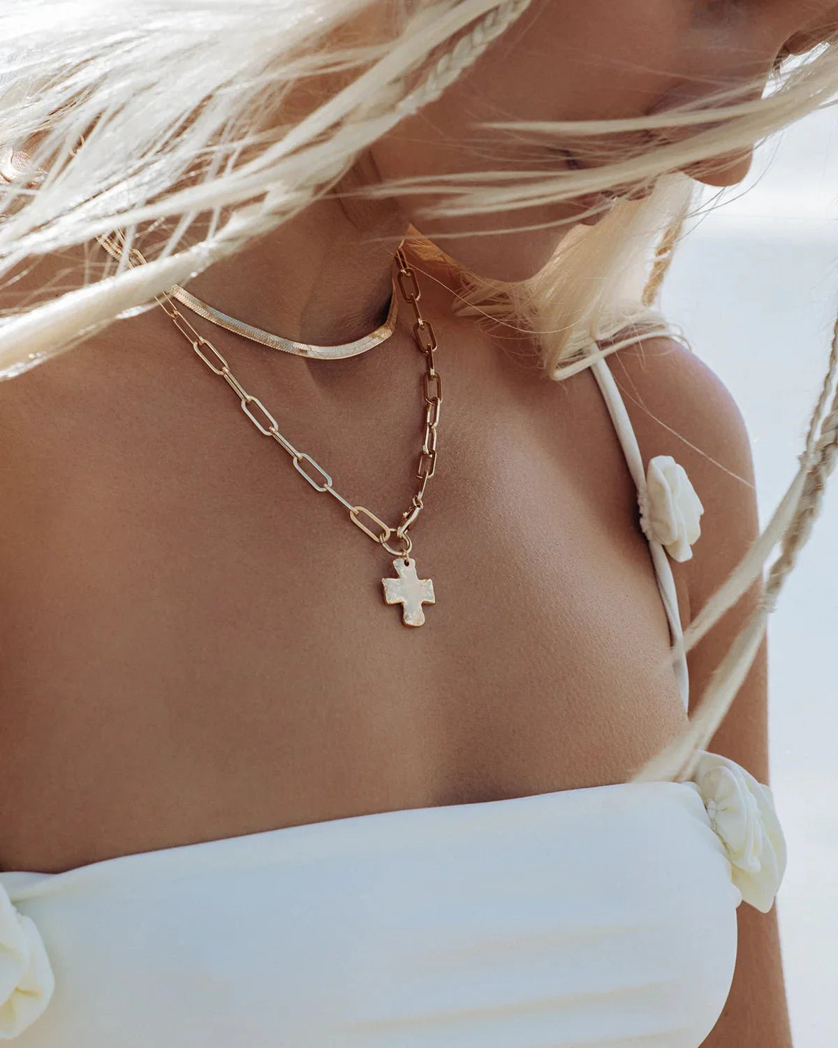 Collana Croce Chunky