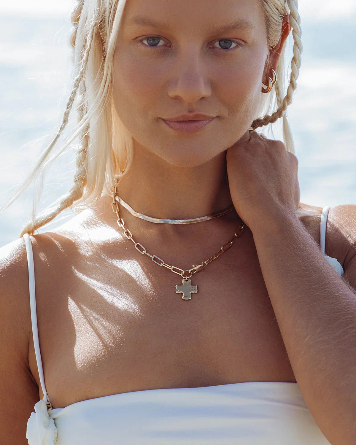 Collana Croce Chunky