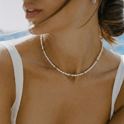 Choker con Perle