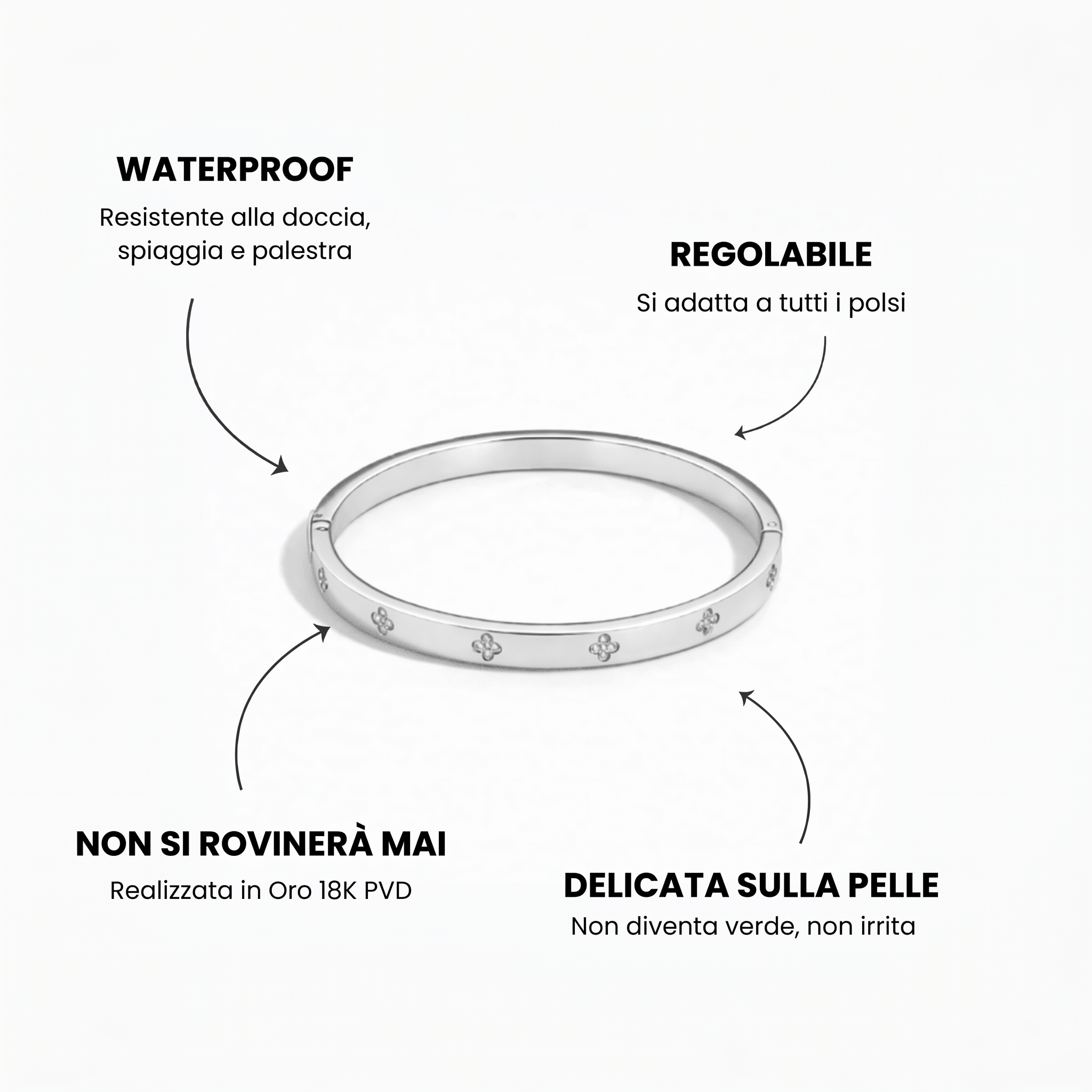Bracciale Trifoglio