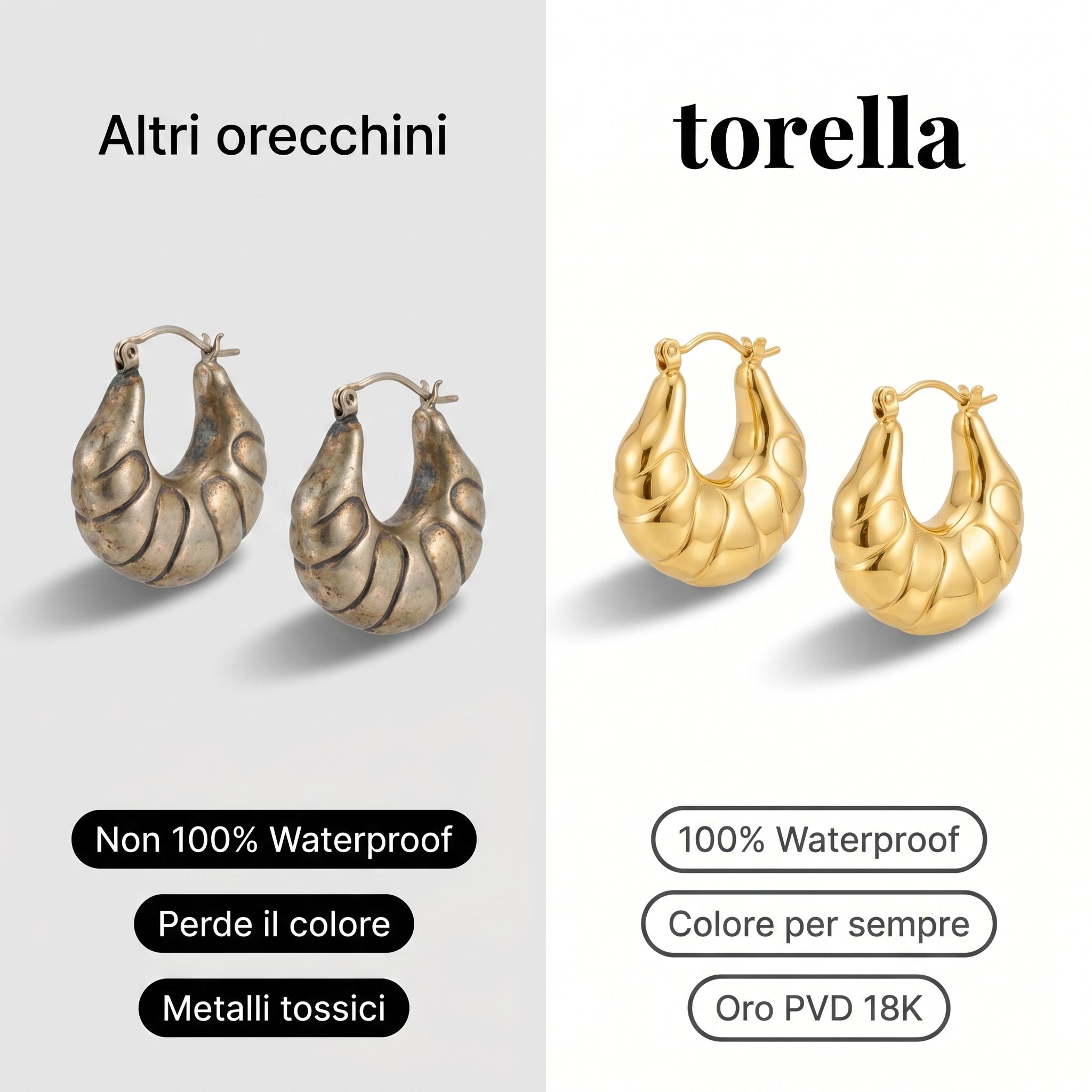 Orecchini Croissant